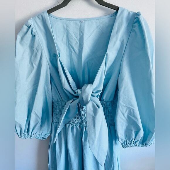 NWT LUXURY RESORT linen cotton COMMENSE DRESS XS - Picture 6 of 11